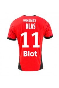 Stade Rennais Ludovic Blas #11 Voetbaltruitje Thuis tenue 2024-25 Korte Mouw